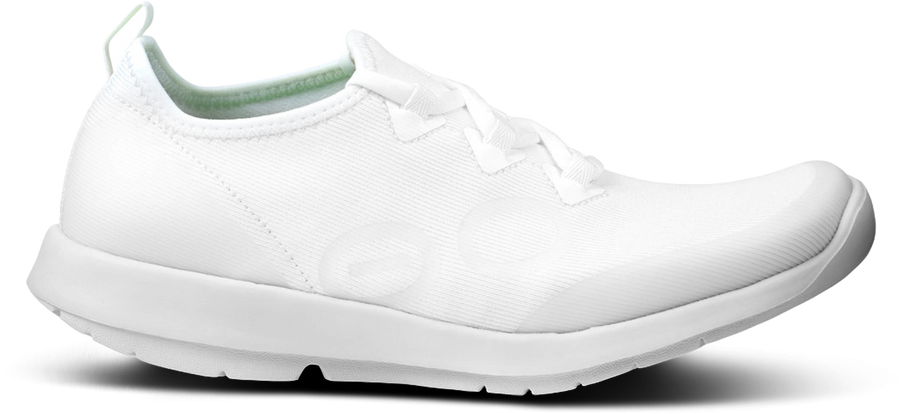 Womens OOmg Sport Lace White รองเท้าเพื่อการฟื้นฟู