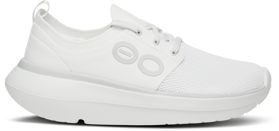 Womens OOmy Stride White White - รองเท้าเพื่อการฟื้นฟู