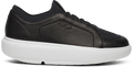 OOFOS - OOmg+ Club White Black (Mens) รองเท้าเพื่อการฟื้นฟู