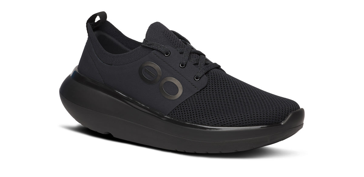 Womens OOmy Stride Black - รองเท้าเพื่อการฟื้นฟู