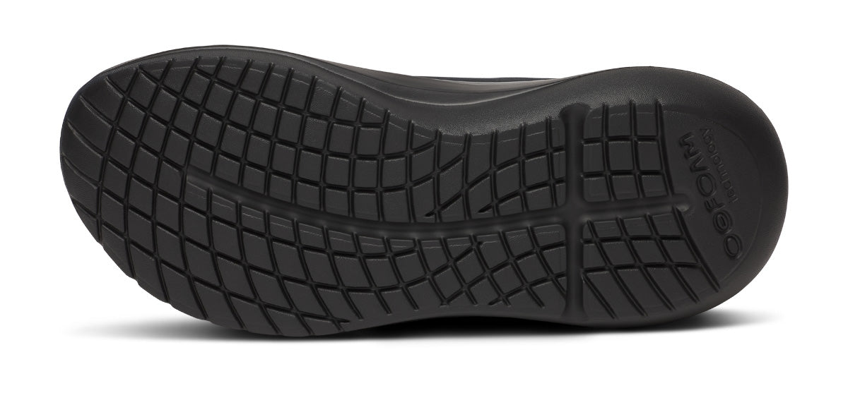 Womens OOmy Stride Black - รองเท้าเพื่อการฟื้นฟู
