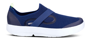 MEN'S OOMG LOW White/Navy รองเท้าเพื่อการฟื้นฟู (สินค้าโปรโมชั่น รับคืนไม่รับเปลี่ยน)