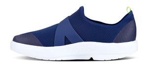 MEN'S OOMG LOW White/Navy รองเท้าเพื่อการฟื้นฟู (สินค้าโปรโมชั่น รับคืนไม่รับเปลี่ยน)