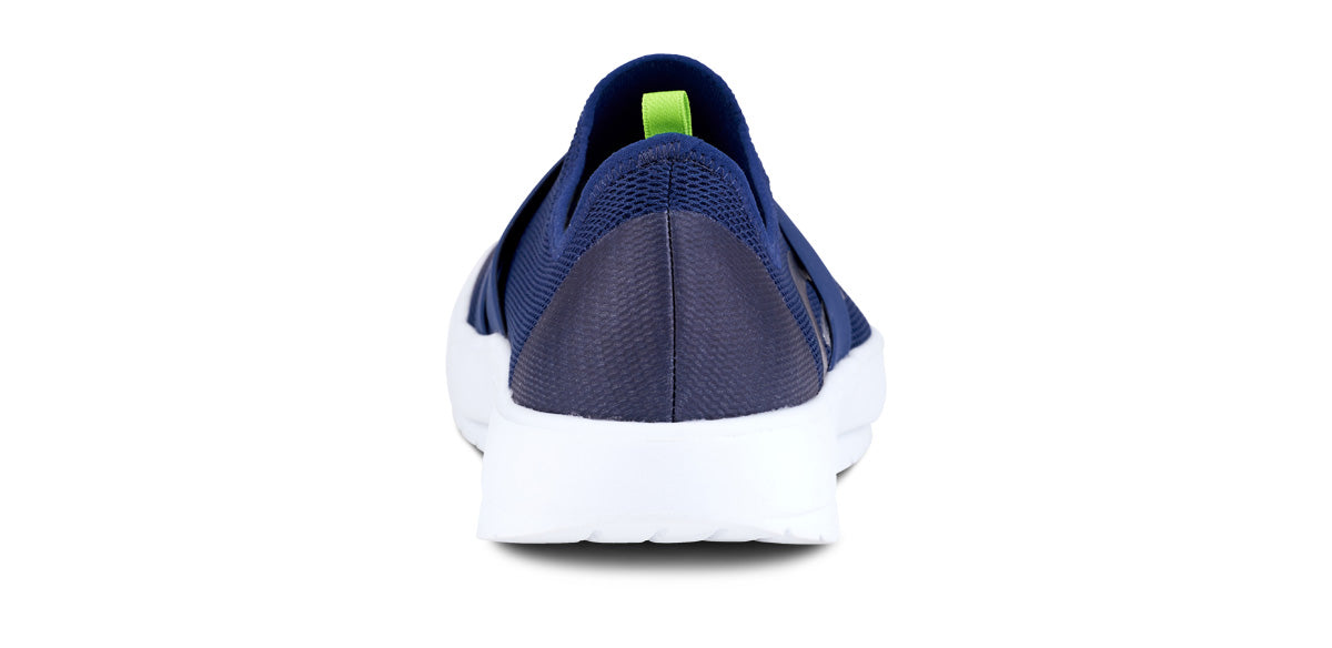 MEN'S OOMG LOW White/Navy - รองเท้าเพื่อการฟื้นฟู (สินค้าโปรโมชั่น รับคืนไม่รับเปลี่ยน)