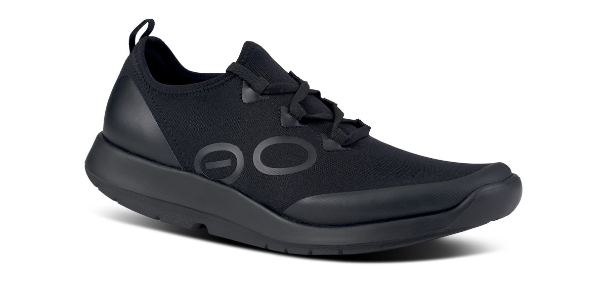 Mens OOmg Sport Lace Black - รองเท้าเพื่อการฟื้นฟู