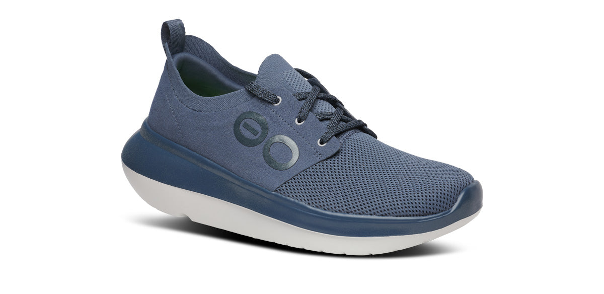 Mens OOmy Stride Moroccan Blue - รองเท้าเพื่อการฟื้นฟู