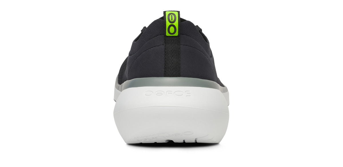 Mens OOmy Stride White Black - รองเท้าเพื่อการฟื้นฟู