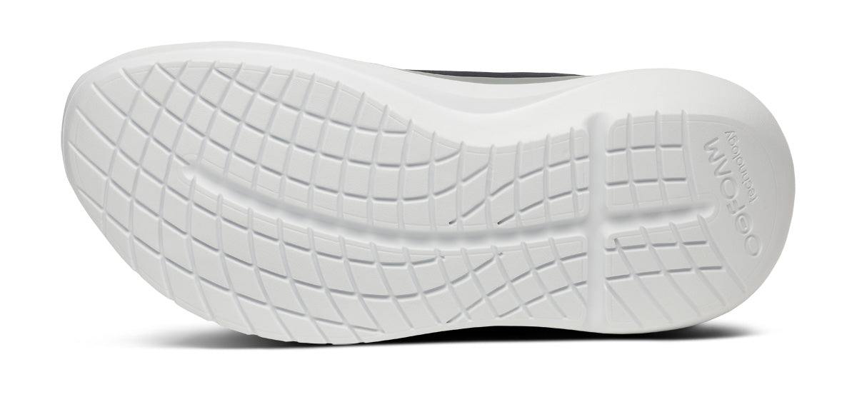 Mens OOmy Stride White Black - รองเท้าเพื่อการฟื้นฟู