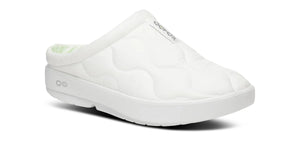 OOcoozie Thermo Mule White (Womens) - รองเท้าเพื่อการฟื้นฟู