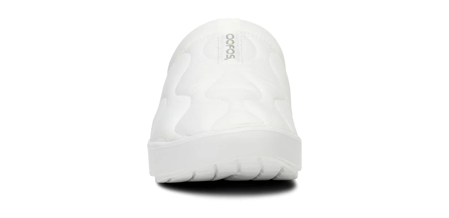 OOcoozie Thermo Mule White (Womens) - รองเท้าเพื่อการฟื้นฟู
