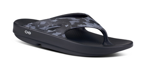 OOFOS OOriginal Sport Black Camo - รองเท้าเพื่อสุขภาพ นุ่มสบาย