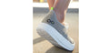 Womens OOmg Low White/Gray - รองเท้าเพื่อการฟื้นฟู