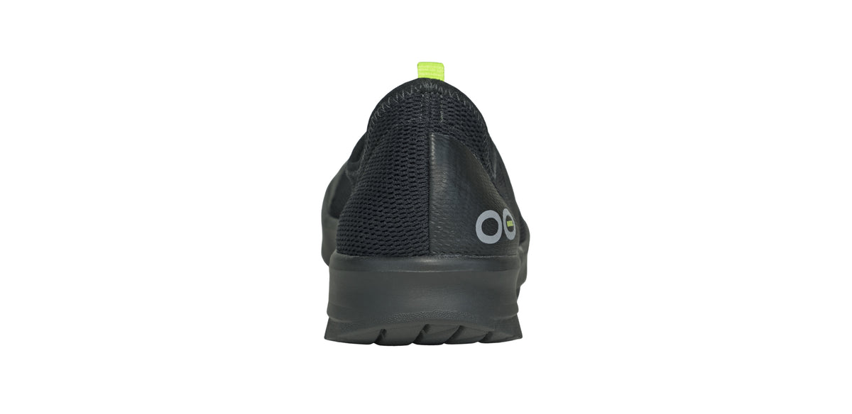 Womens OOmg Low Black/Black - รองเท้าเพื่อการฟื้นฟู