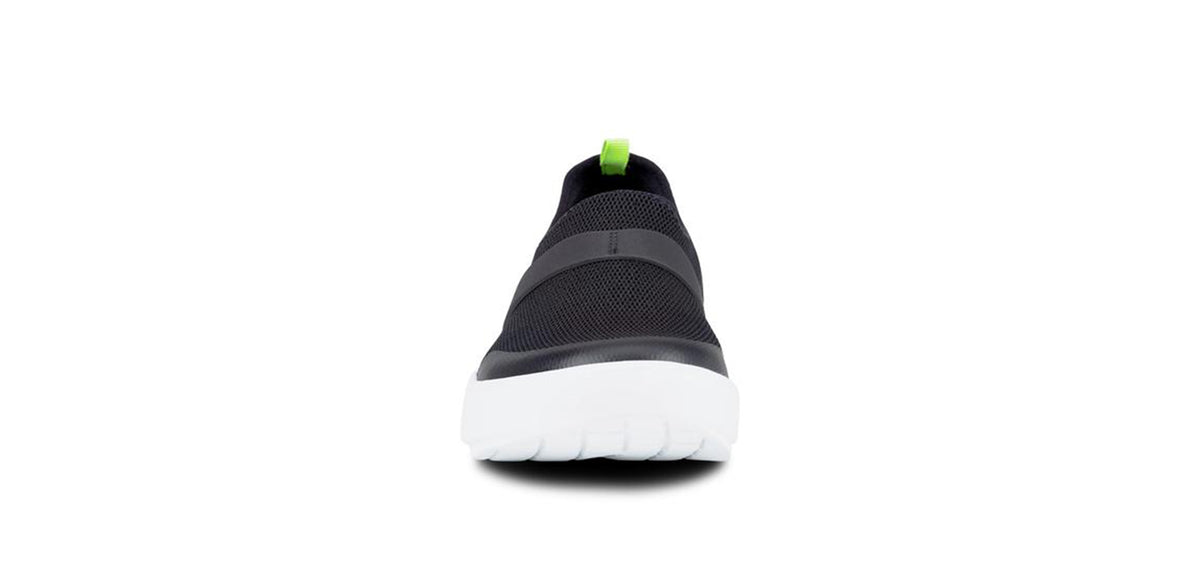 Womens OOmg Low White/Black - รองเท้าเพื่อการฟื้นฟู