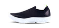 Womens OOmg Eezee Low White/Black - รองเท้าเพื่อการฟื้นฟู