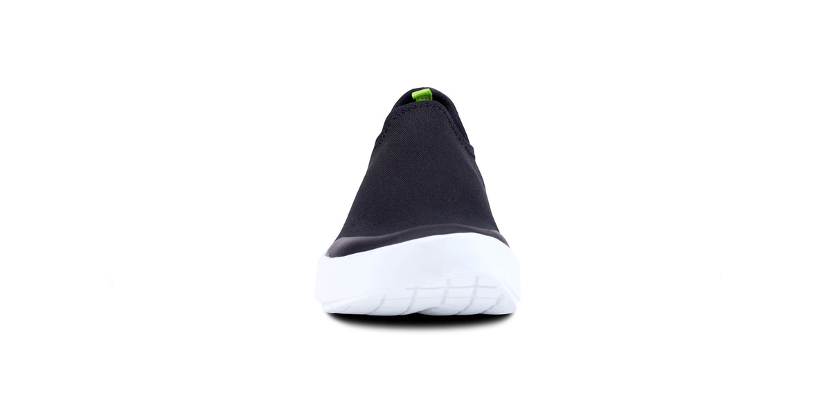 Womens OOmg Eezee Low White/Black - รองเท้าเพื่อการฟื้นฟู