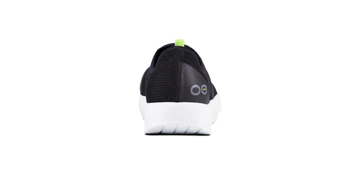 Womens OOmg Low White/Black - รองเท้าเพื่อการฟื้นฟู
