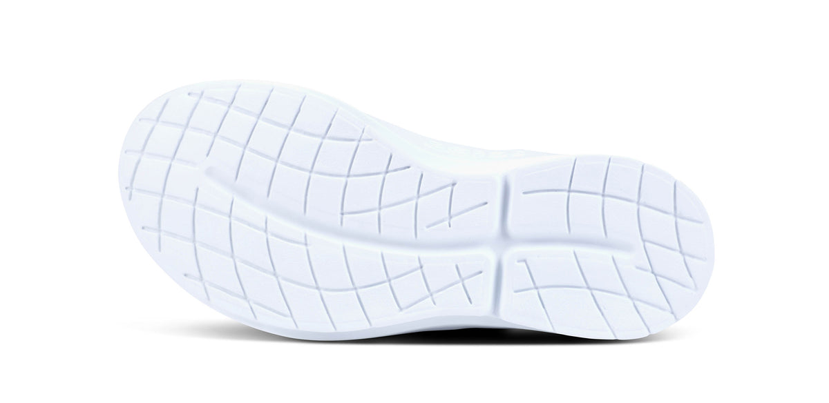 Womens OOmg Eezee Low White/Black - รองเท้าเพื่อการฟื้นฟู