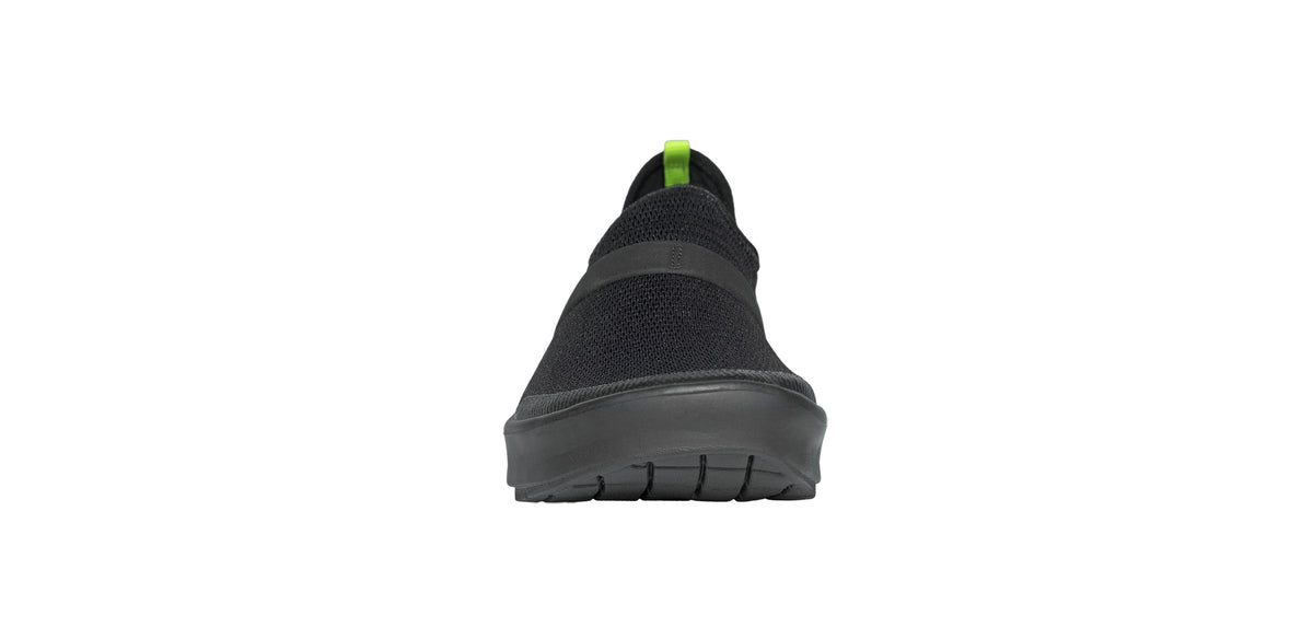 Womens OOmg Low Black/Black - รองเท้าเพื่อการฟื้นฟู