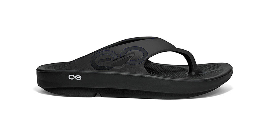 OOFOS OOriginal Sport Matte Black - รองเท้าเพื่อสุขภาพ นุ่มสบาย